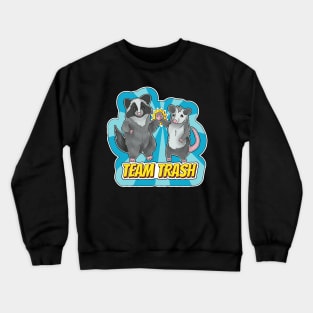 Team Trash - Opossum and Raccoon Duo Crewneck Sweatshirt